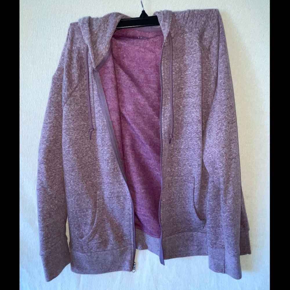 Purple zip up hoodie